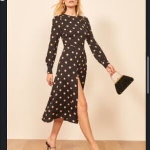 Polka Dot Midi Dress